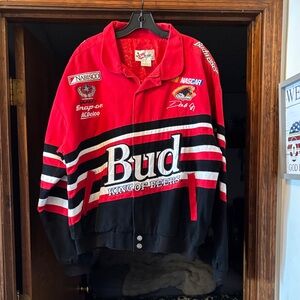 Chase Authentics Red and Black NASCAR Jacket